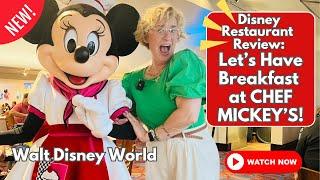 Chef Mickey's Breakfast: The Best Breakfast with Disney Characters? Must-Try Foods at DISNEY WORLD!