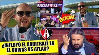 Jesús Bernal DESATÓ POLÉMICA: Ganó DOBLE MORAL ROJINEGRA. Hubo ayuda arbitral a ATLAS | Generación F