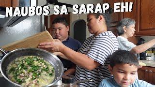 BUHAY AMERIKA: NAHIGH BATT SA SARAP NG LUTONG GULAY HEHE LUTO TAYO NG ITALIAN SOUP!