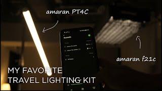 My Favorite Travel Lighting Kit | amaran f21c + amaran PT4C