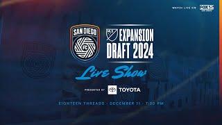 MLS Expansion Draft 2024 Live Show