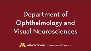 University of Minnesota Medical School Ophthalmology Department - Chase Liaboe