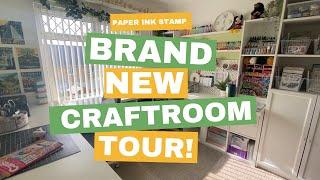 My NEW Updated Craftroom // Come And Take The Tour!! // Paper Ink Stamp