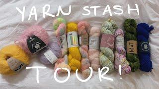 (almost) all the yarn I have in New York | yarn tour! | organizing as much yarn as I can