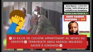 30 KILOS DE COCAÏNE APPARTENANT AU NEVEU DU DESPOTE TERRORISTE ABOU SASSOU SAISIE À KINSHASA