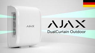 AJAX DualCurtain Outdoor | Bewegungsmelder mit doppeltem Vorhang für den Außenbereich