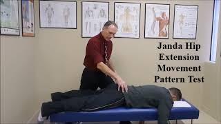 Janda Hip Extension Movement Pattern Test