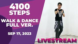 4100 STEPS Workout • LIVESTREAM • Sept. 17, 2023 • FULL Version • Keoni Tamayo