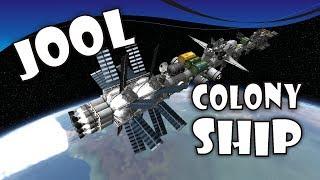 [12] SSTO Space Program - Massive Jool Colony Mothership - KSP 1.2.2