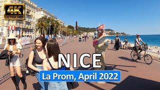 Nice, France • Promenade des Anglais • Côte d'Azur • April 28, 2022 • Virtual Tour 4K HDR