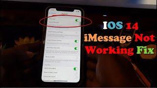 iMessage not Working on IOS 14