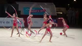 SPAIN 3 ribbons 2 balls - 2023 Grand Prix Thiais AA