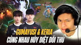 GUMAYUSI GẶP ĐƯỢC CẠ CỨNG KERIA VÀ CẢ HAI CÙNG NHAU HỦY DIỆT ĐỐI THỦ VỚI CẶP ĐÔI APHELIOS + NAUTILUS