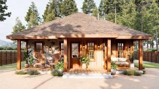 620 sqft (57m2)   You’ll NEVER Guess What This Small House Can Do!