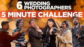 6 wedding photographers - 1 couple - 5 minute CHALLENGE in Glasgow