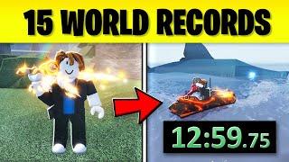 Can i break 15 fisch WORLD RECORDS in 24 hours? (Roblox Fisch)