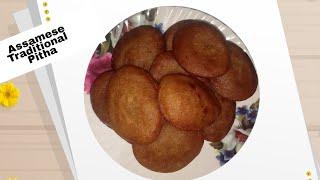 Assamese traditional food " pitha "