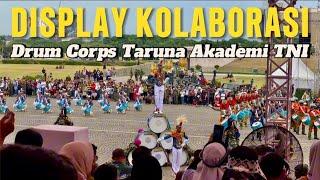 Tampilan Keren !!! Display Kolaborasi Drum Corps Taruna Akademi TNI #monas #huttni79