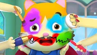 Learn Colors with Baby Kitten | Colors Song | Nursery Rhymes & Kids Songs | Mimi and Daddy