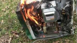 Torching The Inside Of A Microwave