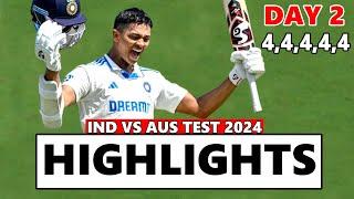 Full Highlights | India vs Australia 4th Test Day 2 2024 | IND vs AUS Test Highlights