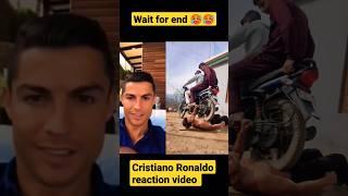 Cristiano Ronaldo reacts on my video#cristianoronaldo #shorts #reaction #fitness #strong #trending