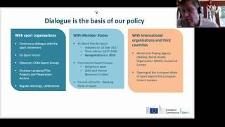 Head of European Commission's Sports Department Lectures at MGIMO