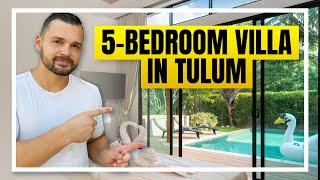 Unveiling Elegance: Inside a Tulum 5-Bedroom Villa