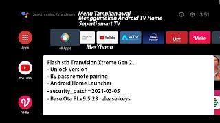 Flash atau Unbrick Stb Tranvision Exstream Gen 2 Firmware Original