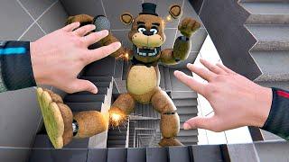 Pushing FNAF Animatronics Down Stairwell - Bonelab VR Mods