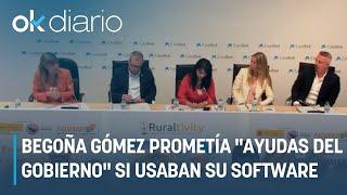 Así prometía Begoña Gómez "ayudas del Gobierno" a las empresas si usaban su software