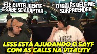 DERKE DIZ QUE LESS ESTÁ AJUDANDO O SAYF COM CALLS NA VITALITY E QUE O INGLÊS DELE SURPRENDEU