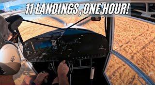 How Many Landings Can I Do in 1 Hour? (Touch-and-Go Challenge)