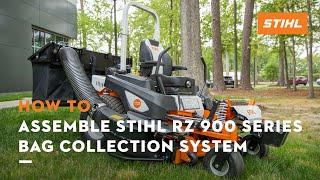 How to Assemble: STIHL RZ 900 Series Bag Collection System | STIHL Tutorial