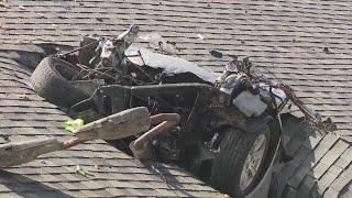 WATCH: Second car in 3 months crashes into roof of Excelsior Springs Veterans Hall
