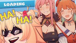 Haachama's Language Barrier Comedy with Kiara and Calli