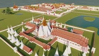 วัดพระราม บนผังพระราชวังโบราณฉบับกรมศีลปากรครับ (Wat Rama on the Fine Arts Department's plan)