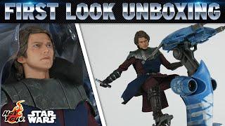 Hot Toys Anakin Skywalker and STAP The Clone Wars Figure Unboxing | First Look