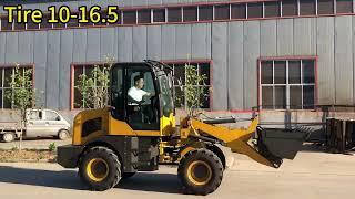 Mini wheel loader with rated load 800kgs