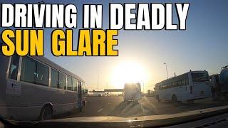 Dubai City Driving Tour Part 4 Deadly Sun Glare #dubai #drivetour #driving