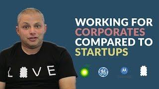 Working for a corporate compared to a startup | YBF Ventures