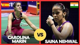 Carolina Marin(SPN) vs Saina Nehwal(IND) Badminton Match Highlights | World Superseries 2015