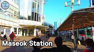 마석역 주변 걷기, Walking around Maseok Station (Namyangju, Korea)/4K