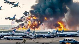 15 minutes ago! The largest US Air Base in Ukraine was destroyed by 3 Russian SU-35 Aircraft