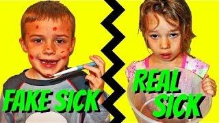 How to FAKE SICK Kids Prank Plus Dr Sandra McStuffins Chicken Pox Check Up by DisneyCarToys