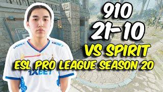 CS2 POV | The MongolZ 910 (21/10) vs Spirit (Ancient) @ ESL Pro League Season 20