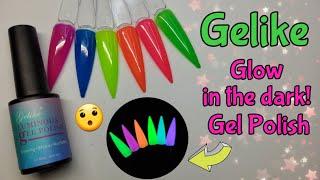 GELIKE NEON GLOW IN THE DARK GEL POLISH SET! | EC COSMETICS