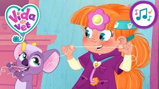 Always Remember to Brush & Floss! @VidaTheVet | Cute Animal Cartoons for Kids | Fun Videos