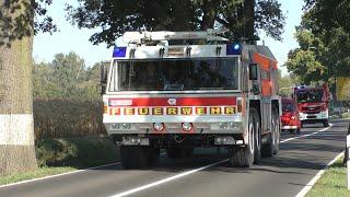 [Ehemaliges Frankfurter Simba FLF] Begleitung Flugplatzfeuerwehr Neuhardenberg zur Jubiläumsparade