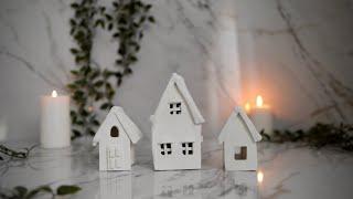 DIY AIR DRY CLAY HOUSES